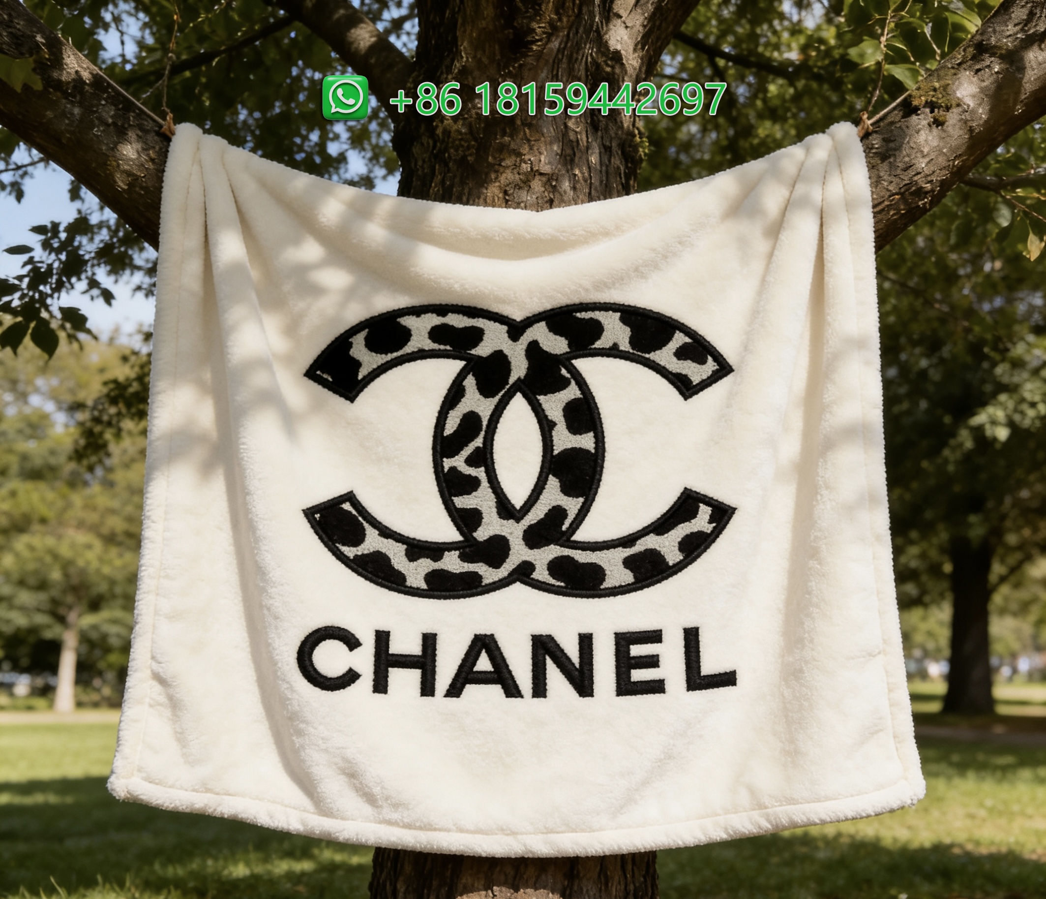 Chanel Throw Blankets